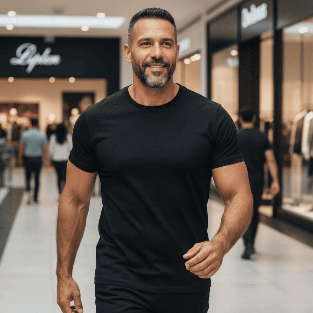 Camiseta-Masculina-Preta