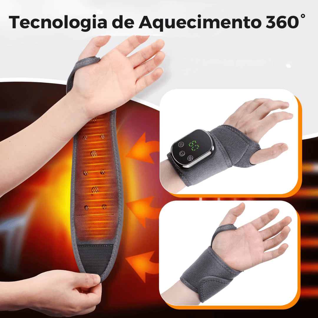 FlexPulse™ | Munhequeira Elétrica com Calor e Vibração