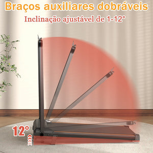 Esteira elétrica dobrável preta com Bluetooth - foto 7