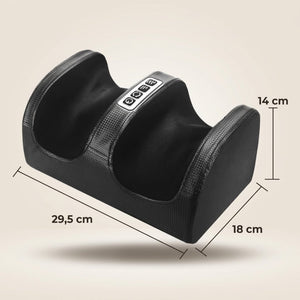 Medidas do FootSpa™: 29,5 cm de largura, 18 cm de profundidade e 14 cm de altura