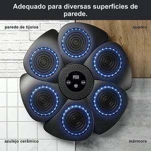 Máquina de boxe musical com alvos de LED e luvas - foto 5