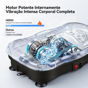 Plataforma vibratória com controle remoto e elásticos - foto 6