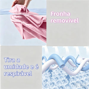 Capa removível e tecido respirável da almofada PostureSeat