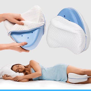 Almofada para joelhos SideRest com capa removível e uso na cama