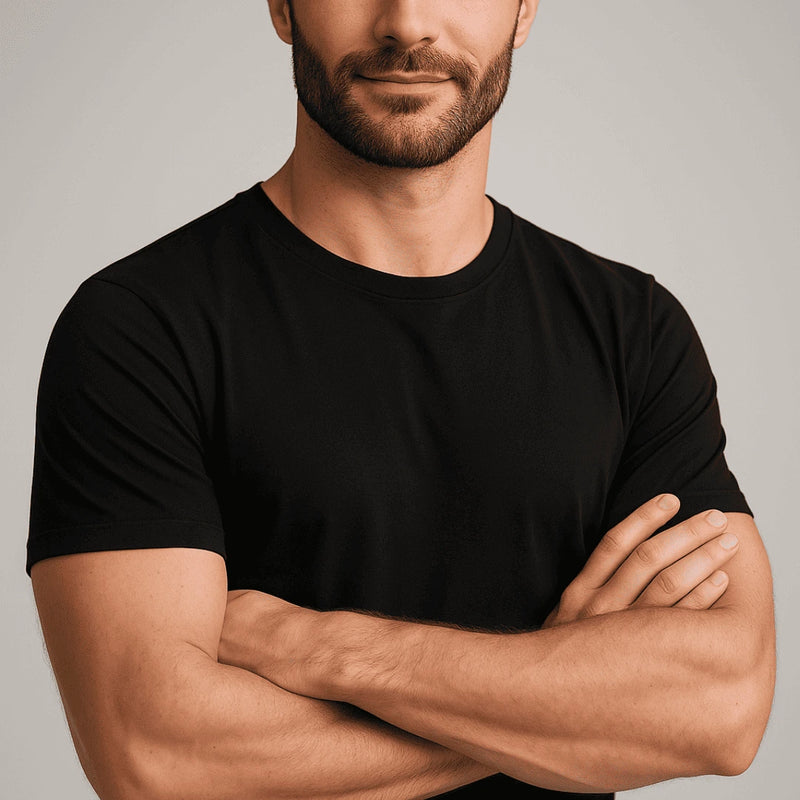 Camiseta-Masculina-Preta