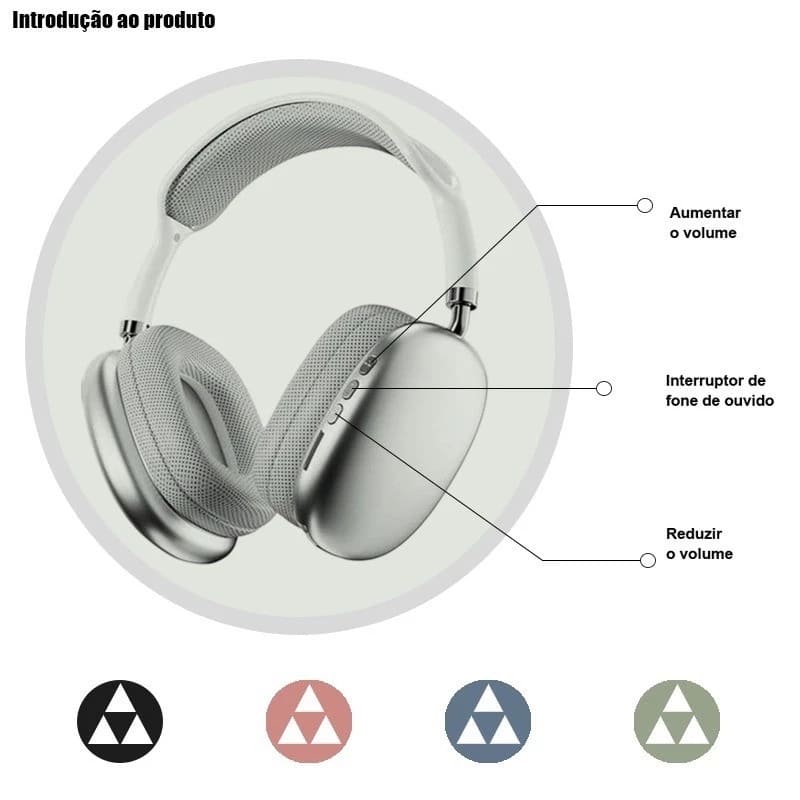 Fone-de-Ouvido-Bluetooth