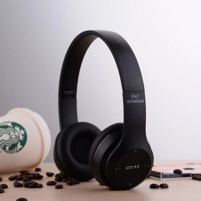 Fone de Ouvido Bluetooth Preto