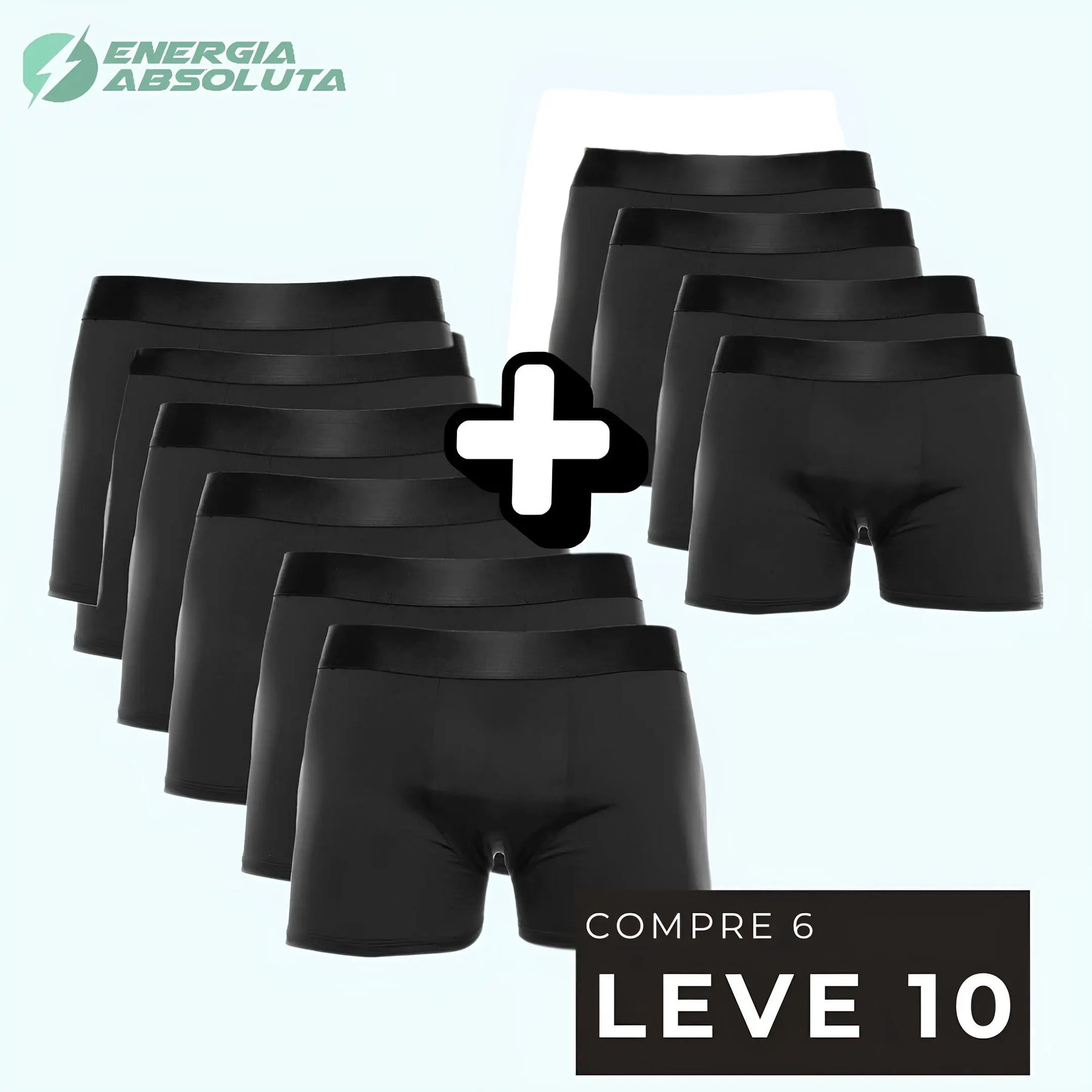 Oferta Exclusiva: Compre 6 e Ganhe Mais 4  – Leve 10 Cuecas Comfort Breeze