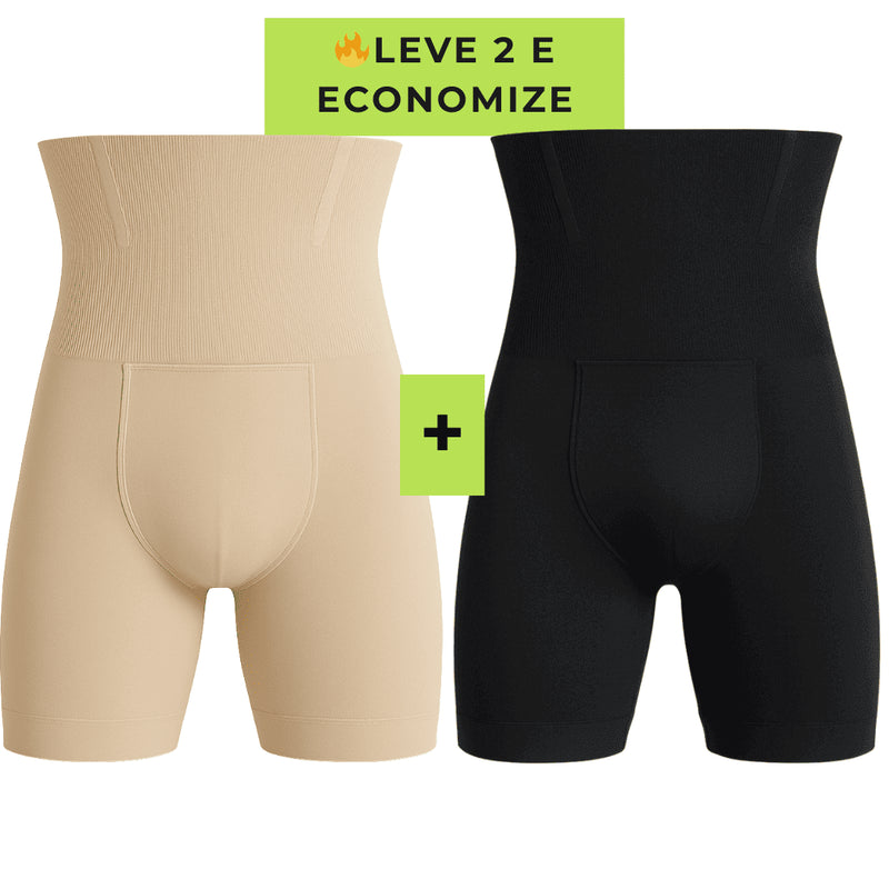 Cinta de Compressão Masculina AlphaSculpt® | Modelador Abdominal