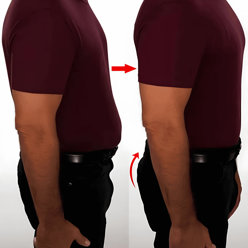 Cinta de Compressão Masculina AlphaSculpt® | Modelador Abdominal