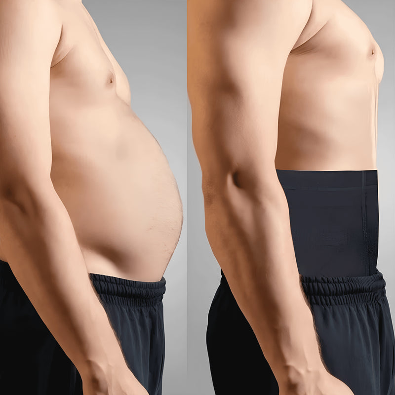 Cinta de Compressão Masculina AlphaSculpt® | Modelador Abdominal