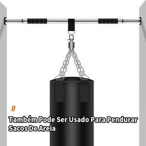 Barra fixa de porta regulável com manoplas de espuma - foto 9