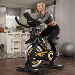 Bicicleta ergométrica spinning com monitor e suporte para celular - foto 2