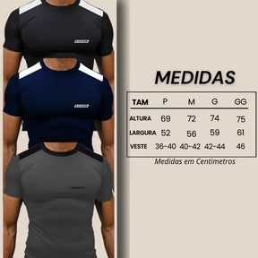 Kit 2 Camisas Dry Fit Masculinas