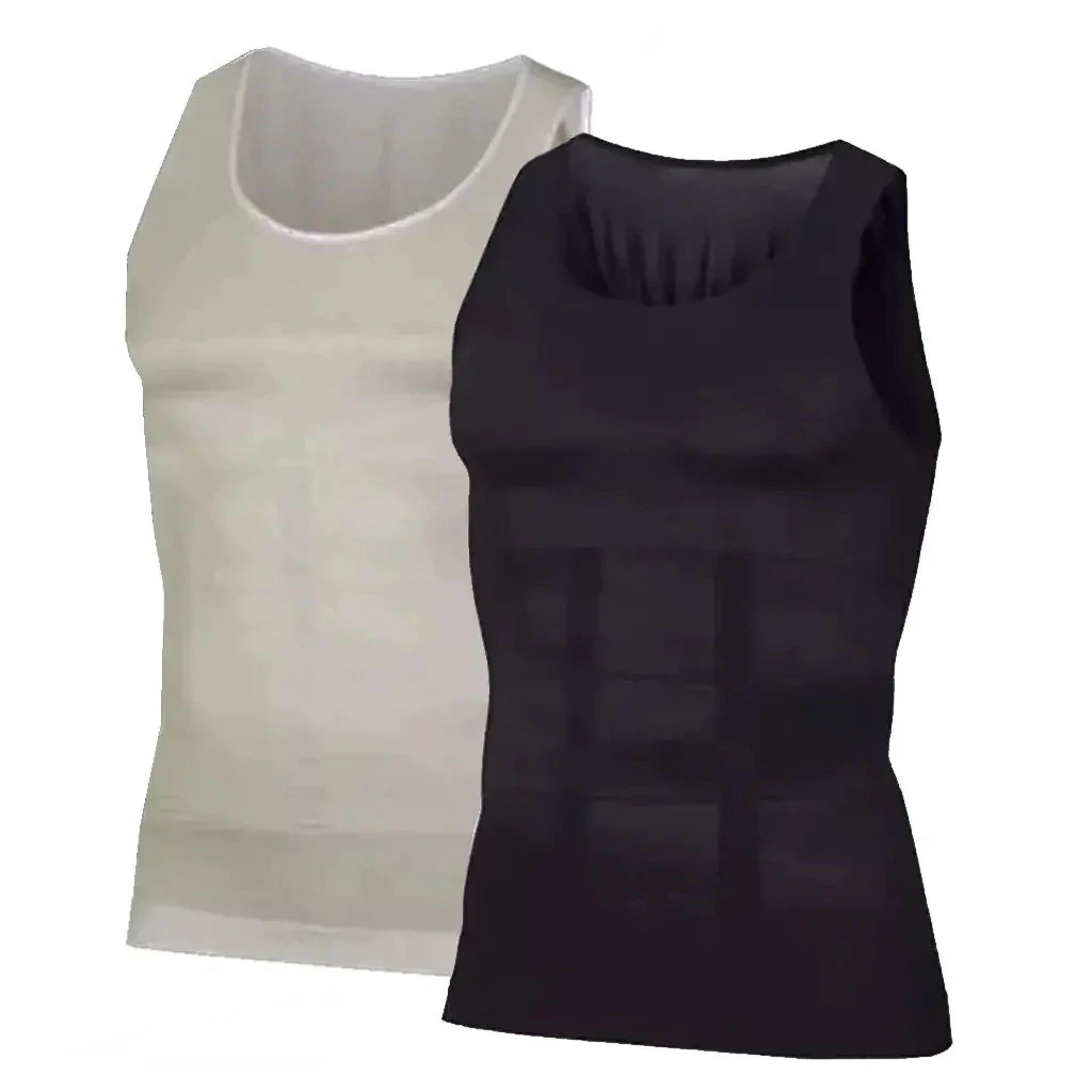 Kit com 2 Cintas Modeladoras Masculinas Bodyshaper Corretor Postural