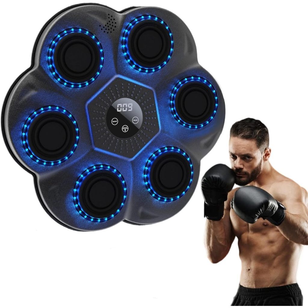Máquina de boxe musical com alvos de LED e luvas - foto 2