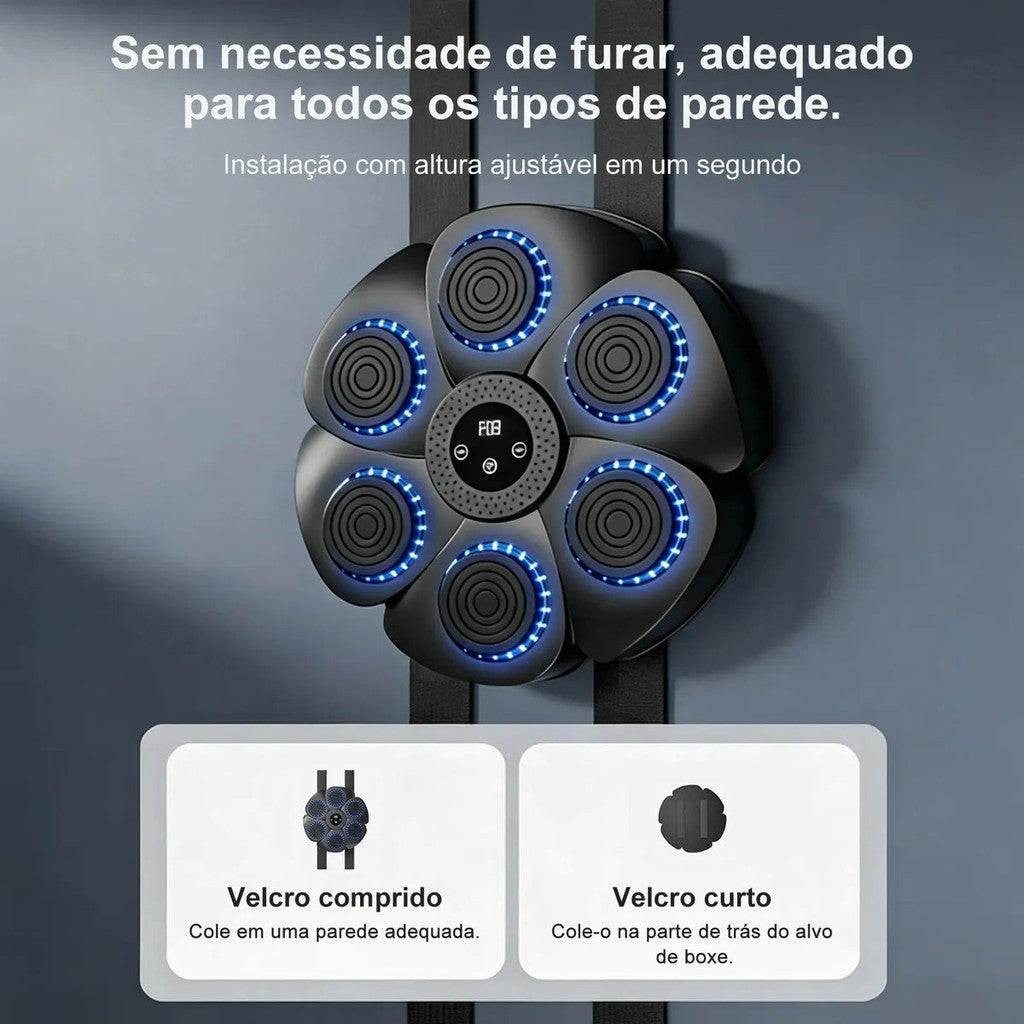 Máquina de boxe musical com alvos de LED e luvas - foto 4