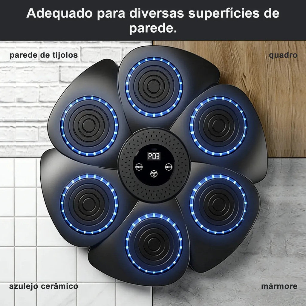 Máquina de boxe musical com alvos de LED e luvas - foto 5