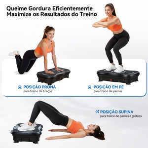Plataforma vibratória com controle remoto e elásticos - foto 4