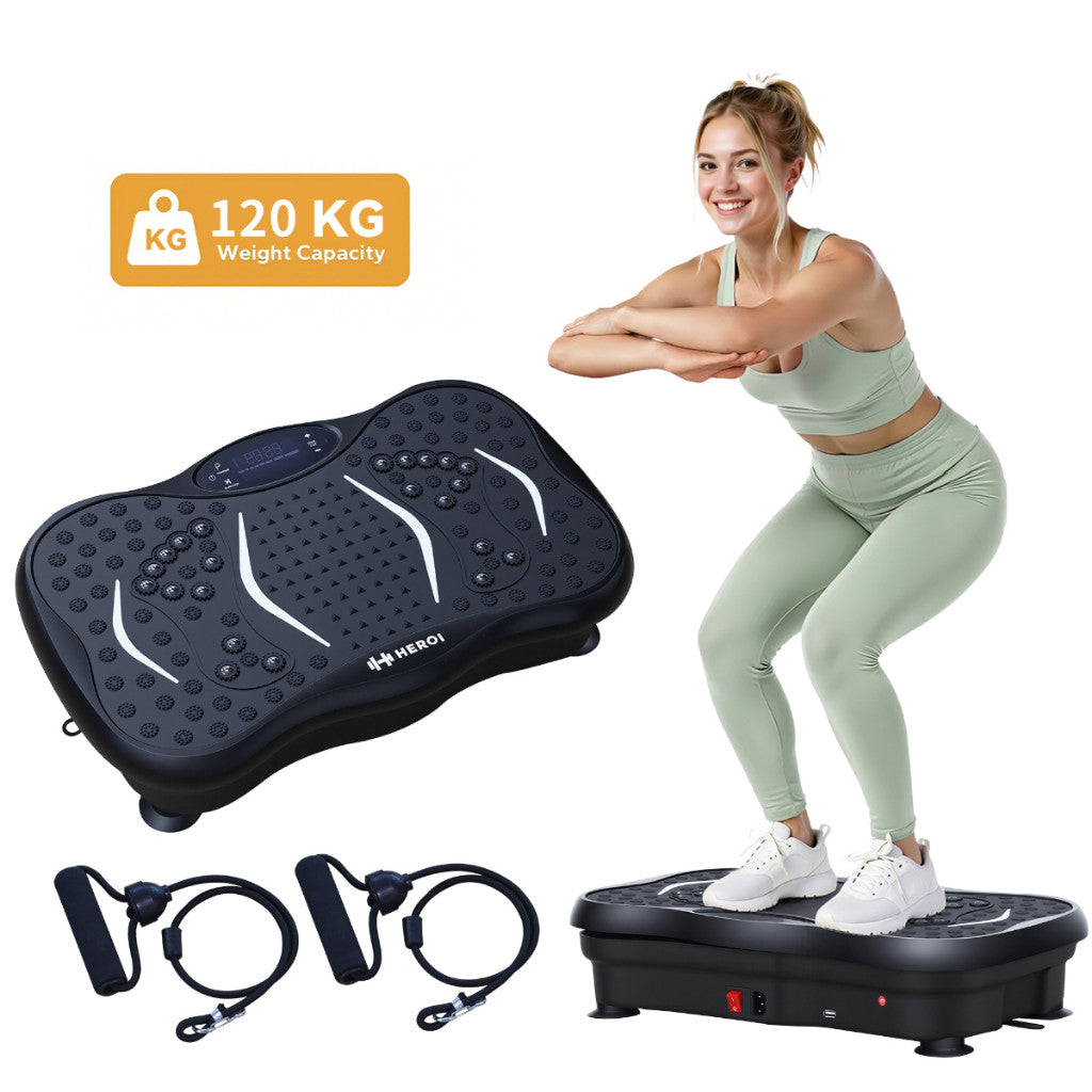 Plataforma vibratória com controle remoto e elásticos - foto 9