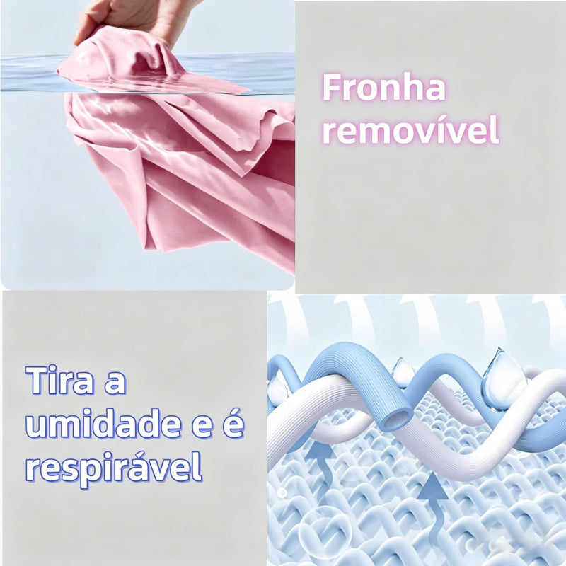 Capa removível e tecido respirável da almofada PostureSeat
