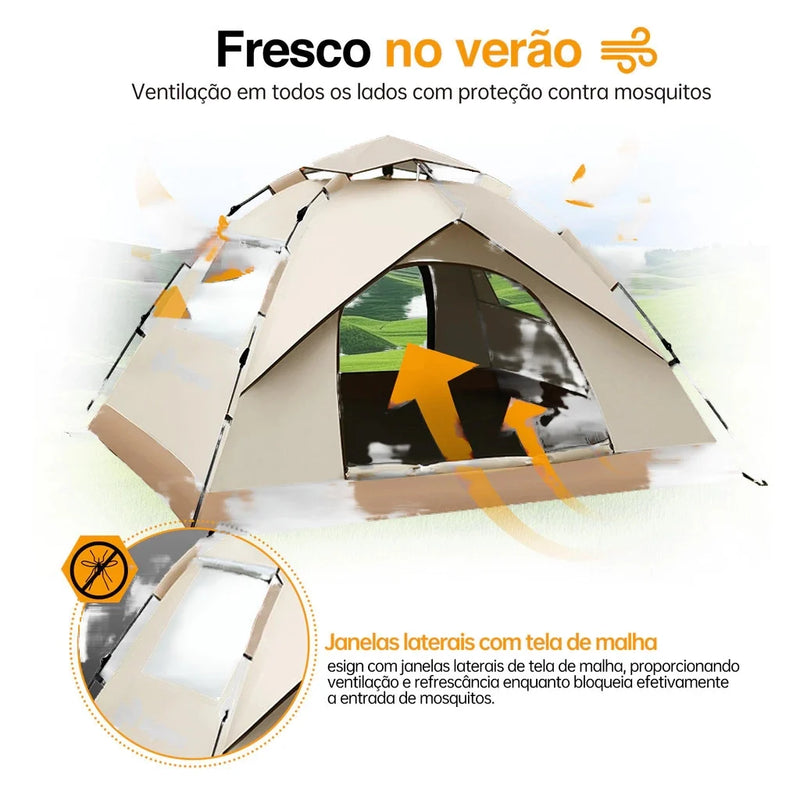 Barraca Camping Automática Impermeável